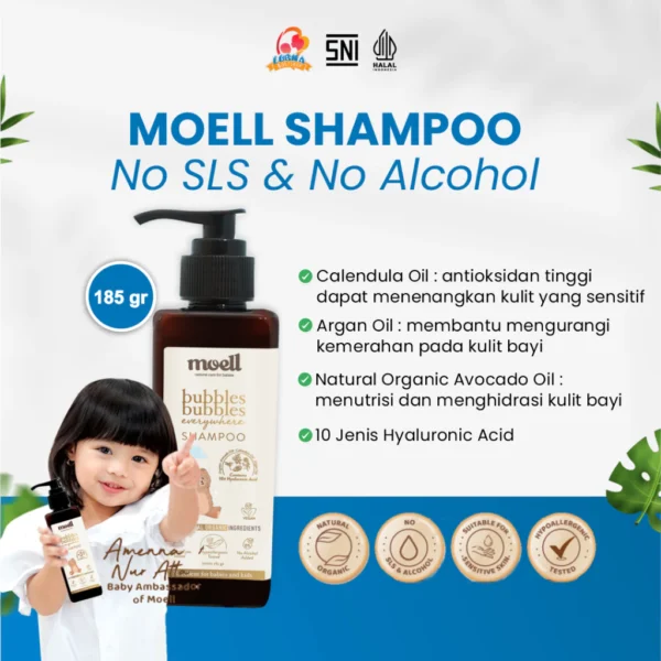 Moell Shampoo Bayi 185ml