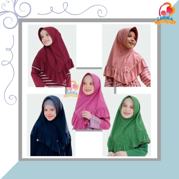 Khimar Aisyah Anak Raggakids Hijab Anak