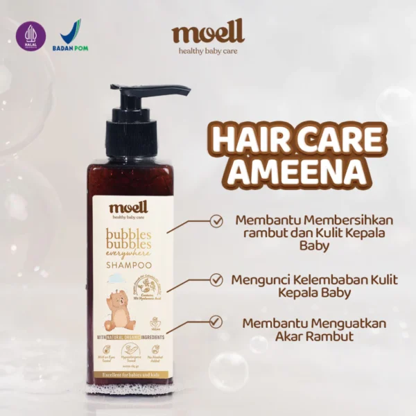 Moell Shampoo Bayi 185ml - Gambar 2