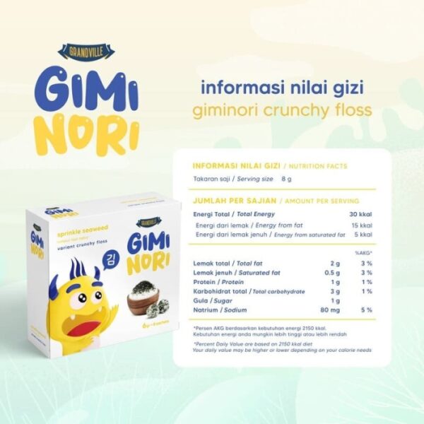 Grandville Gimi Nori Rumput Laut Original Tabur Floss Single Pack - Gambar 7