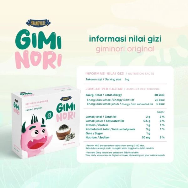 Grandville Gimi Nori Rumput Laut Original Tabur Floss Single Pack - Gambar 6