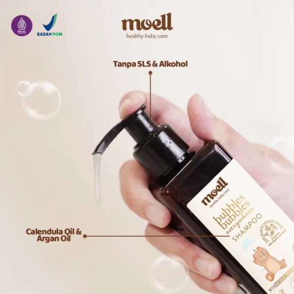 Moell Shampoo Bayi 185ml - Gambar 4