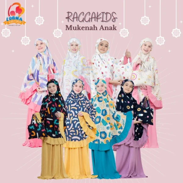 Raggakids Mukenah Anak Bahan Rayon Premium