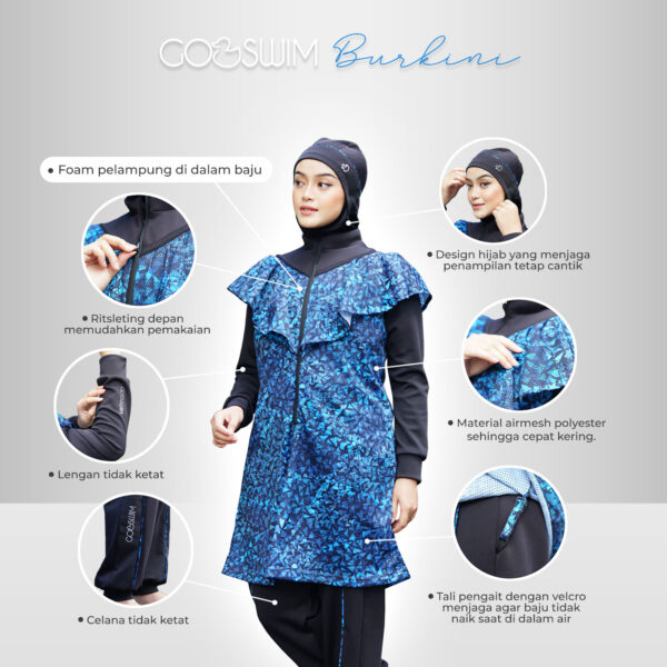 CuddleMe GoSwim Burkini - Gambar 5