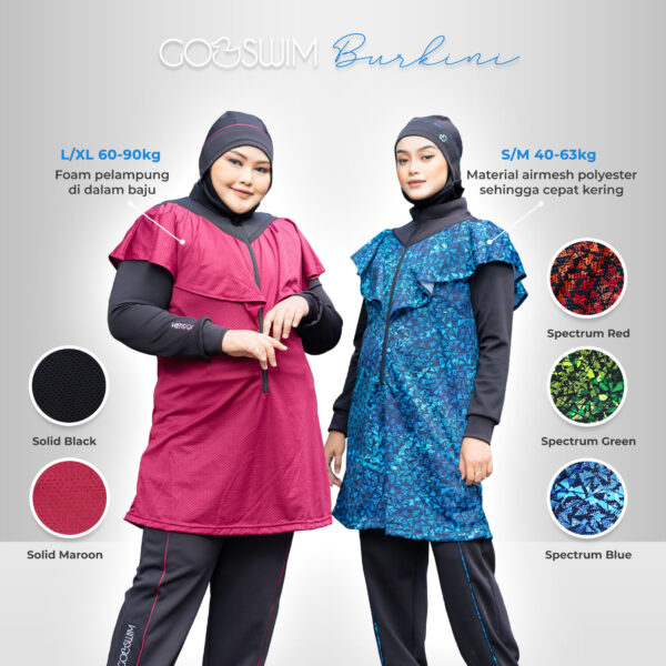CuddleMe GoSwim Burkini - Gambar 4