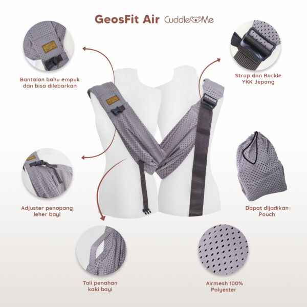 CuddleMe Geosfit Sporty - Gambar 3