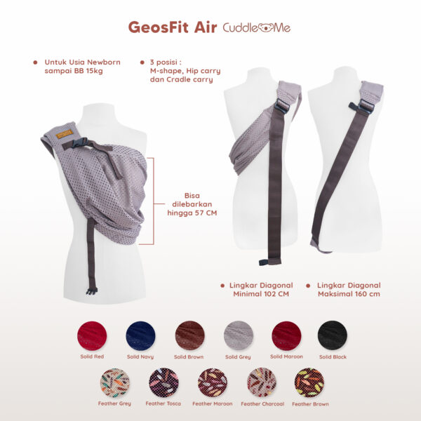 CuddleMe Geosfit Sporty - Gambar 2