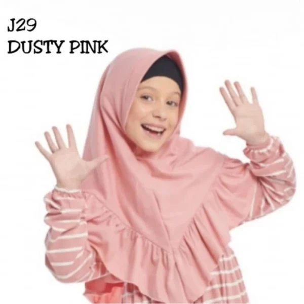 Raggakids Jilbab Anak J29 - Dusty Pink