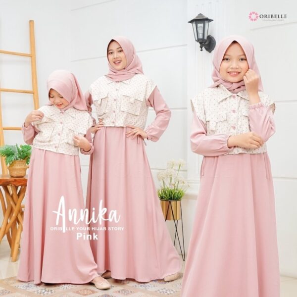 Gamis One Set Annika By Oribelle - Gambar 4