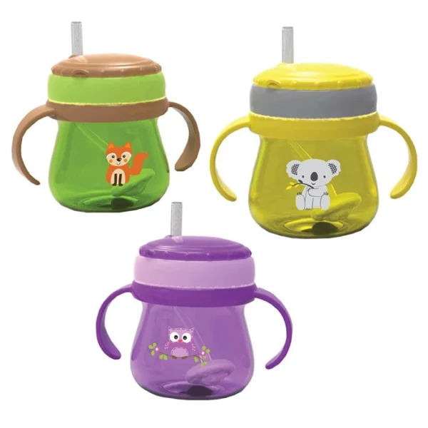 Baby Safe Botol Bayi Cup Weighted Straw