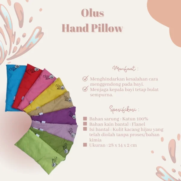 Olus Hand Pillow Bantal Lengan - Gambar 4