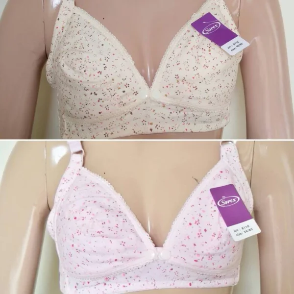 BH/Bra Menyusui Sorex 8110 Tanpa Kawat dengan Busa Tipis - KREM SIZE 40 - Gambar 4